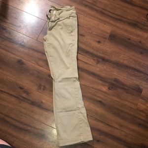 Khaki Bootcut pants; 3 pairs